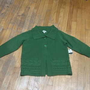 St. John's Bay Green Knit Sweater